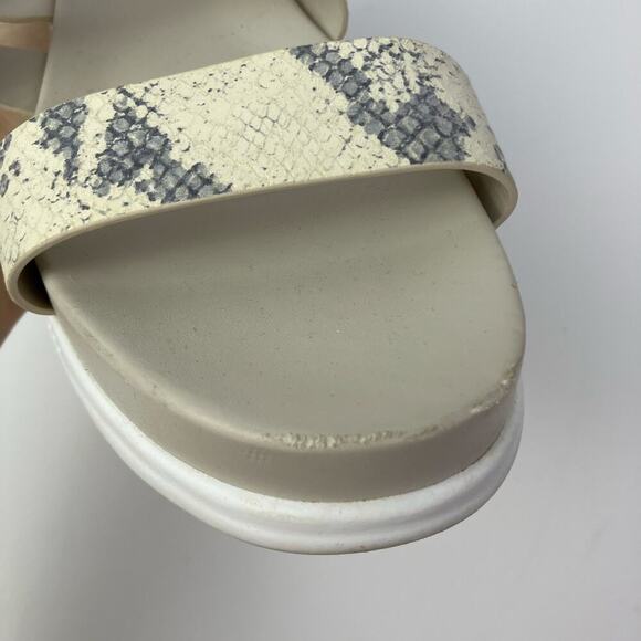 Cole Haan 2. Zerogrand Snake Print Slotted Slide Sandals W13317 Womens Sz 10.5 - Picture 7 of 16